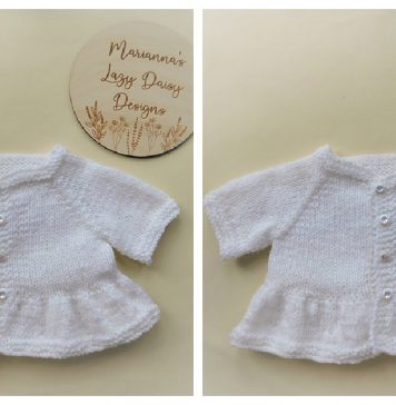 Eliza Baby Cardigan Free Knitting Pattern