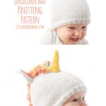 Magical Unicorn Baby Hat Free Knitting Pattern