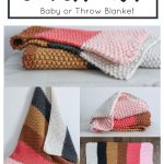 Seed Stitch Baby Blanket Throw Free Knitting Pattern