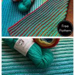 Sliding is Fun Baby Blanket Free Knitting Pattern
