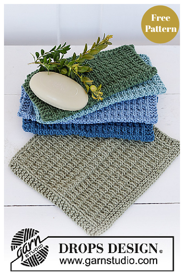 Spa Cloth Free Knitting Pattern 