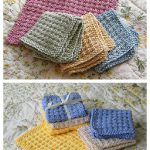 Spa Day Facecloth Free Knitting Pattern