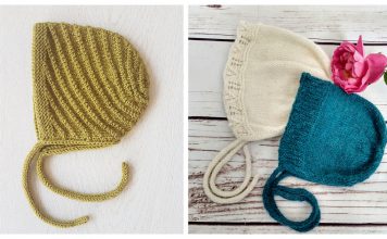 Baby Bonnet Free Knitting Patterns