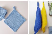 Breeze Washcloth Free Knitting Pattern