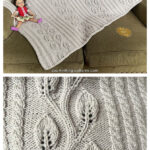 Climbing Leaves Baby Blanket Free Knitting Pattern