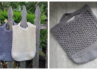 Farmer's Market Tote Bag Free Knitting Pattern