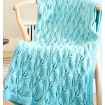 Lace Leafy Afghan Free Knitting Pattern