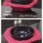 Soup Bowl Cozy Free Knitting Pattern