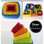 Square Nesting Boxes Free Knitting Pattern