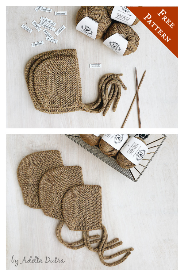 The Garter Bonnet Free Knitting Pattern