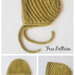 Twister Baby Bonnet Free Knitting Pattern