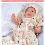 Angel Christening Gown and Bonnet Free Knitting Pattern
