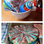 Crazy Eights Dishcloth Knitting Pattern