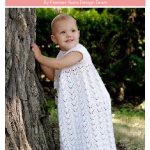 Lily of the Valley Christening Gown Free Knitting Pattern