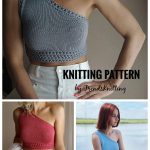 One Shoulder Tank Top Knitting Pattern