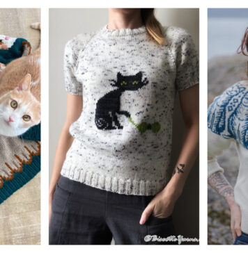 7 Cat Sweater Knitting Patterns Cat Sweater Knitting Patterns
