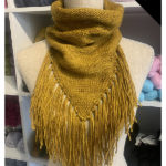 Bandana Cowl with Fringe Free Knitting Pattern