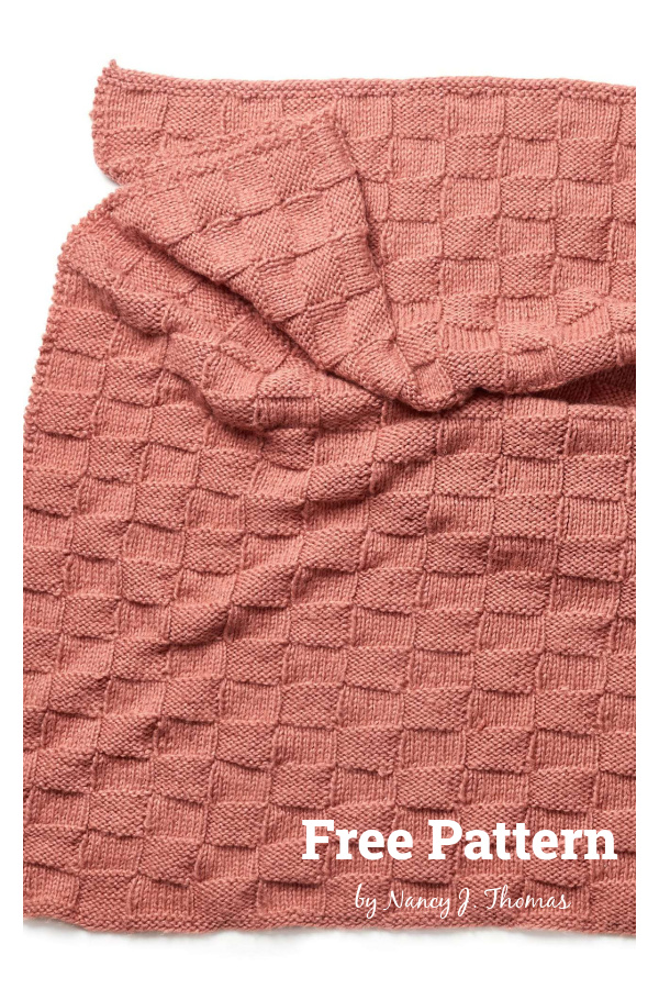Cozy Blocks Throw Free Knitting Pattern