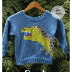Dino Jumper Sweater Free Knitting Pattern