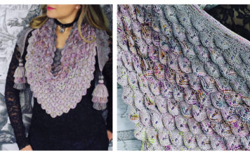 Dragon Shawl Knitting Pattern