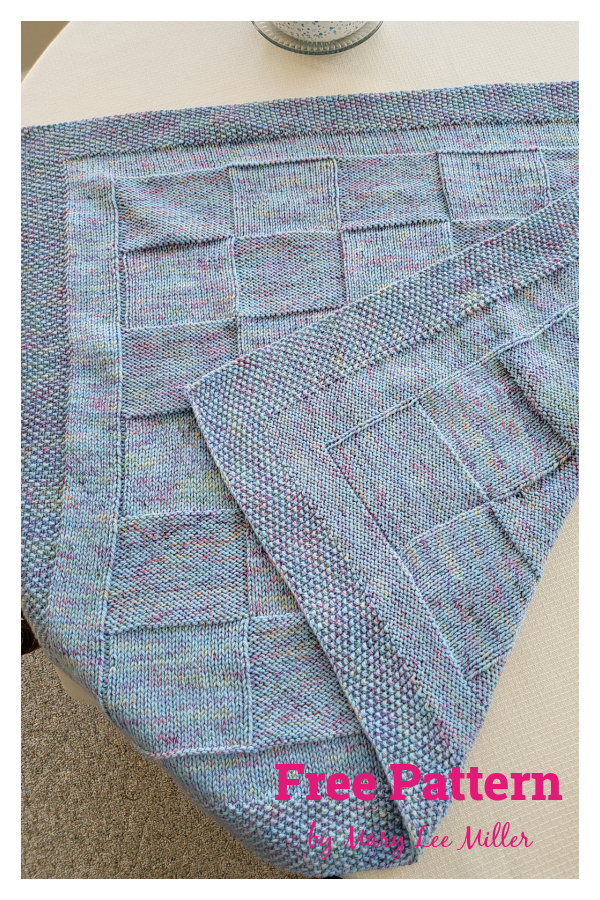 Easy Knitted Baby Quilt Free Knitting Pattern