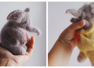 Little Elephant Free Knitting Pattern