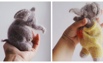 Little Elephant Free Knitting Pattern
