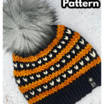 Love Line Beanie Knitting Pattern