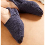 Slipper Socks Free Knitting Pattern