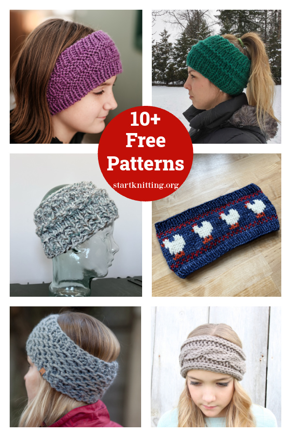 10+ Ear Warmer Free Knitting Patterns 