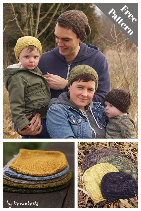 Barley Family Hat Free Knitting Pattern