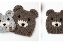 Bear Ears Beanie Hat Free Knitting Pattern