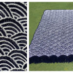 Blue Sea Blanket Free Knitting Pattern