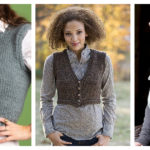 Cropped Vest Free Knitting Pattern