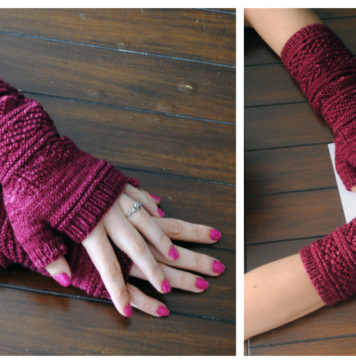 Gansey Wristers Free Knitting Pattern