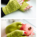 Owlie Mitts Free Knitting Pattern
