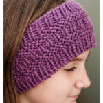 Peace Ear Warmer Free Knitting Pattern