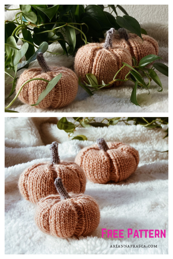 Pumpkins Free Knitting Pattern 