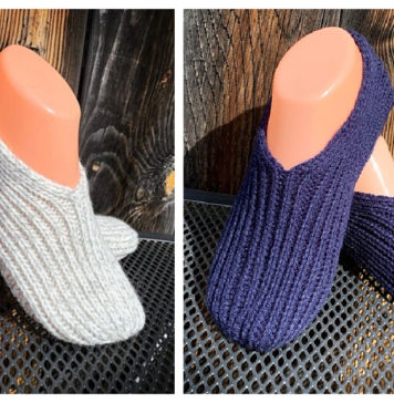 Super Simple Slippers Free Knitting Pattern