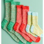 Fun Striped Socks Free Knitting Pattern