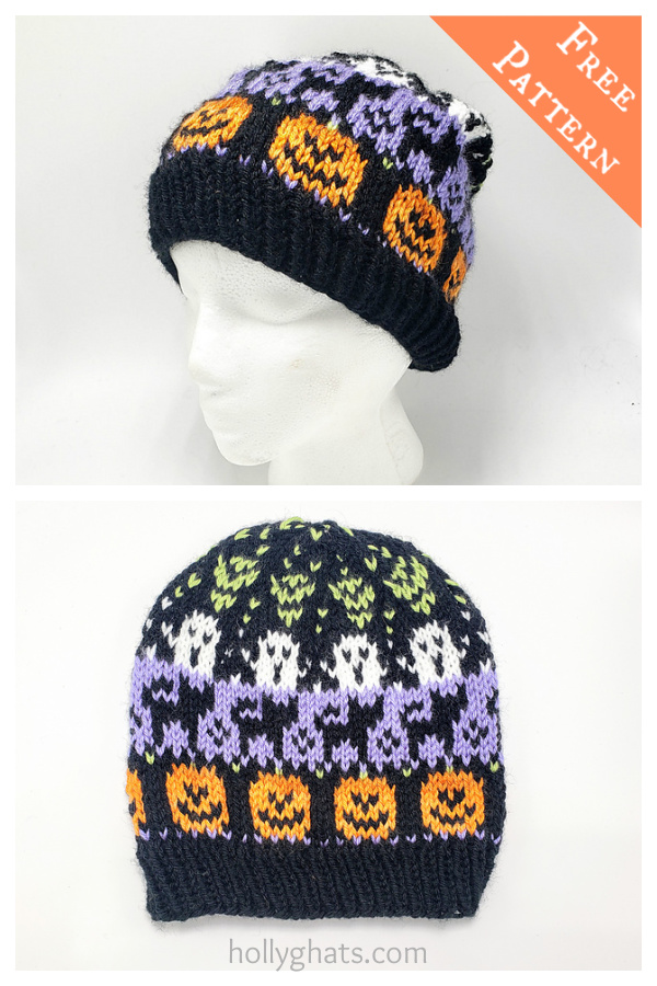 Halloween Hat Free Knitting Pattern