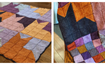 Kitty Corner Blanket Free Knitting Pattern