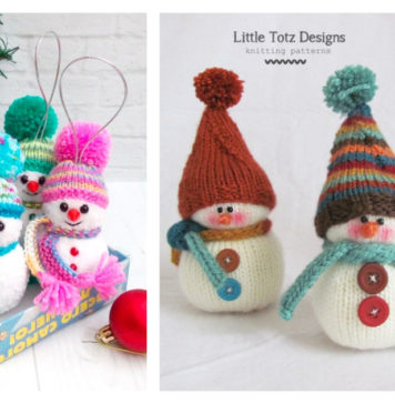 Little Snowman Knitting Patterns