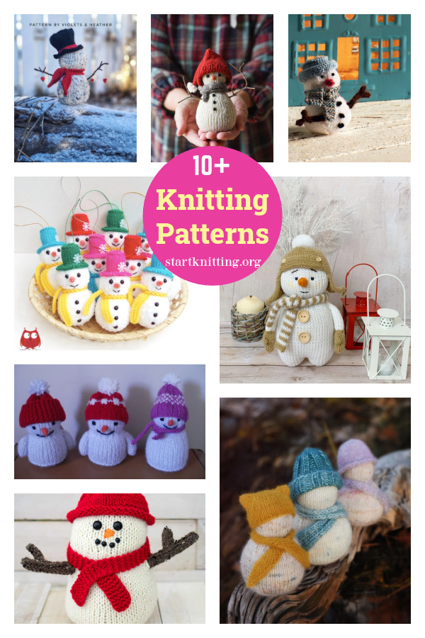 10+ Little Snowman Knitting Patterns 