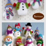 Little Snowmen Knitting Pattern