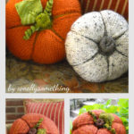 Pumpkin Pillow Knitting Pattern