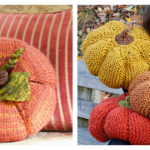 Pumpkin Pillow Knitting Pattern