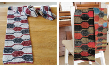 Short Row Scarf Free Knitting Pattern