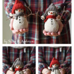 Snowman Knitting Pattern