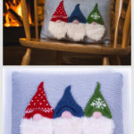 Christmas Gnome Cushion Knitting Patterns